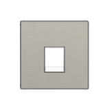 8517 AI Cover plate for telephone/data outlets - Stainless Steel Data connection 1 gang Stainless steel - Sky Niessen