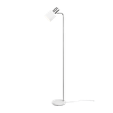 Adam floor lamp E27 matt white/chrome