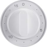 Centre plate for mechanical timer, R.1/R.3, p. white glossy