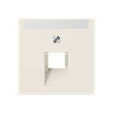 Centre plate for modular jack socket A569-1NAPLUA