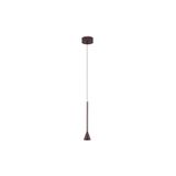 Triac Dimmable Coffee Aluminium  LED 6 Watt 220-240 Volt  262Lm 3000K IP20  D: 6 H: 200 cm Adjustable Height