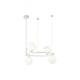 Modern Ring Pendant Lamp White