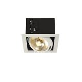 KADUX 1 ES111 Downlight, angular, matt white, max. 50W