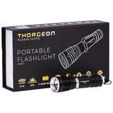 LED Flashlight 10W 800Lm IP44 (30x115mm) + 18650 accumulator 1x2300mAh THORGEON