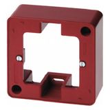 Frame 1gang surface-mtd, surface-mtd, red glossy
