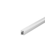 GRAZIA 20 LED Surface profile, standard, grooved, 3m, alu