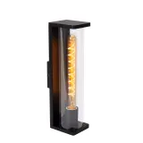 Lucide SLIGO - Wall light Outdoor - 1xE27 - IP44 - Black