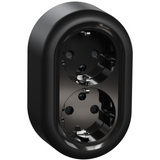 Renova Surf DSO Earth Screwless Socket Black