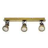 Heli 3 -Light 44cm Track Kit Spotlight Brass