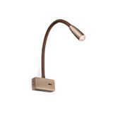 LEAD LED LEATHER/BRONZE READER 3W 3000K