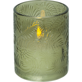 LED Pillar Candle Flamme Leaf