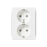 302EUC-884 Socket outlet White - Impressivo