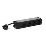 PDU 10 inches 1U 4 x 2P+E french standard