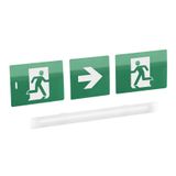 Exiway Light, sign kit rectangular 20m