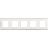 CLASSIA - COVER PLATE 2X5P WHITE SATIN