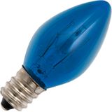 E12 Candle C22x54 240V 10W CC-5A 1.5Khrs Clear Blue