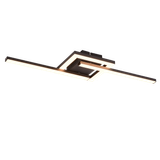 Viale LED ceiling lamp matt black