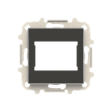 CP-MD-85NS Cover movement detector F@H Sky NS for movement detector Central cover plate Black - Sky Niessen