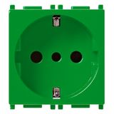 2P+E 16A P30 outlet green