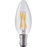 LED Ba15d Fila Candle C35x100 230V 320Lm 4W 925 AC Clear Dim