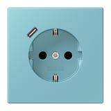 SCHUKO socket with USB type C LC32032 LC1520-18C213