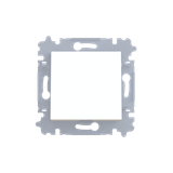 3938H-A00034 68W Cable Outlet / Blank Plate / Adapter Ring Cable outlet 0 gang white - Levit