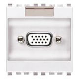 VGA 15P socket connector white