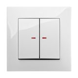 CARLA DOUBLE POLE ILLUMINATED SWITCH