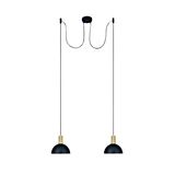 Bela Alto S Pendant luminar 2x10W 100-240V E27 IP20 brass