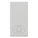 Button 1M light symbol Silver