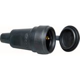 rubber coupling IP 44 black