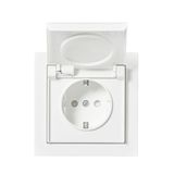 20EUJW-884 Socket outlet White - Impressivo