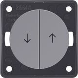 Blind series push-button impr symbol arrows, Integro - Design Flow/Pur