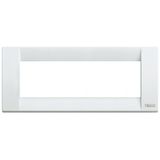 Classica plate 6M metal white