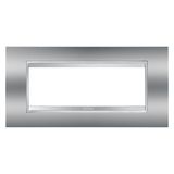 LUX PLATE 6-GANG CHROME GW16206MC