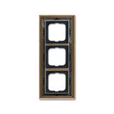 1723-843 Cover Frame Busch-dynasty® antique brass decor anthracite