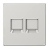 Centre plate for MJ f. 2 sockets LS1969-25WELG