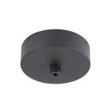 FITU Ceiling rose schwarz W 230V LED IP20 black