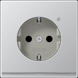 Schuko socket with LED pilot light AL1520-OLNW