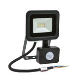 NOCTIS LUX 2 SMD 230V 10W IP44 CW black with sensor