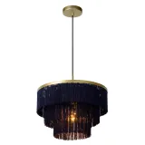 Lucide EXTRAVAGANZA FRILLS - Pendant light - Ø 40 cm - 1xE27 - Matt Gold / Brass