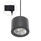 CHLOE AR111 SURFACE MOUNTED GU10 250V IP20 139x100mm BLACK round adjustable TRACK