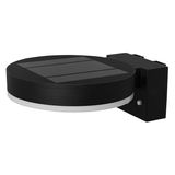 ENDURA® STYLE SOLAR SINGLE CIRCLE Wall Sensor Single Circle 6W Black