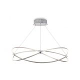 Modern Weave Pendant Lamp Nickel