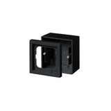 1721S80-885 Surface mounting box 1 gang Black - Impressivo