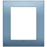 Classic plate 8M technopolymer matt blue