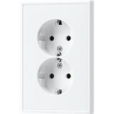 Double socket LS5015WW