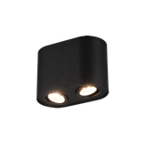 Cookie ceiling lamp 2-pc GU10 matt black