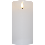 LED Pillar Candle Flamme Rustic