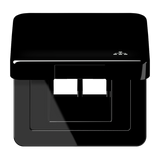 Hinged lid LAN with centre plate CD590KLLANSW